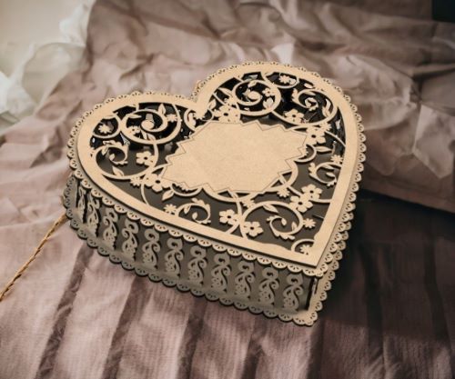 Laser Cut Heart Box - Free Template for Valentine's Gifts 2 Laser Cut Heart Box - Free Template for Valentine's Gifts