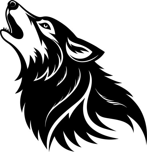 Wolf Howling Free CNC DXF Files - Designs for Cutting