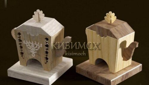 Laser Cut Teapot House