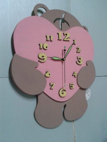 Clock cdr file corel draw file format wooden clock