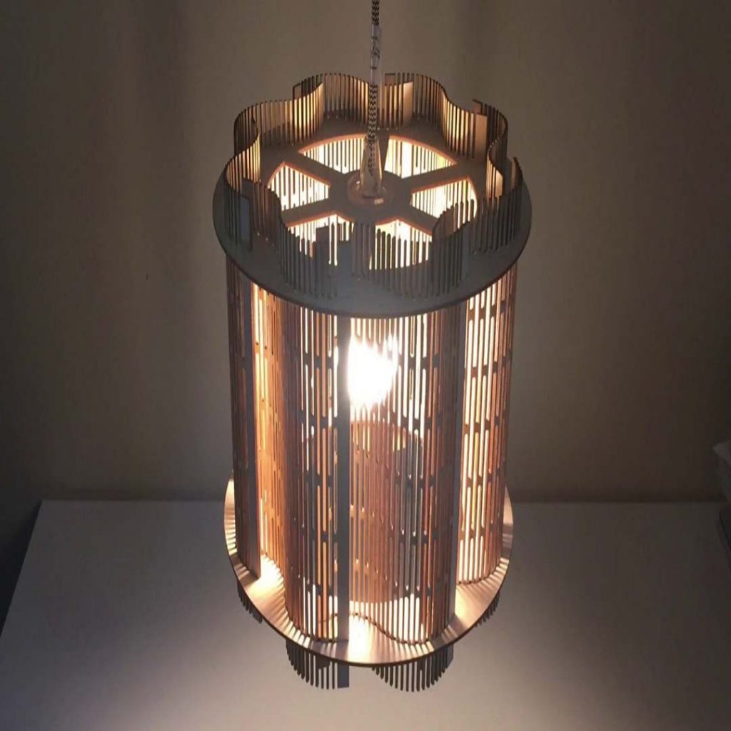Living Hinge Lampshade free dxf art files download 2 Dxf file Laser Cut Living Hinge Lampshade free dxf art files downloads
