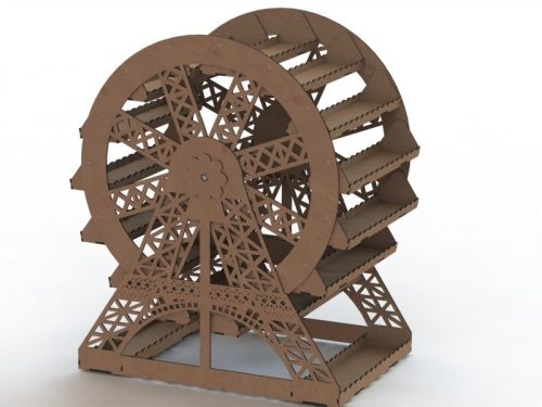 Dxf file ferris wheel CNC Projects Free Vectors Download Dxf file