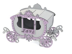 Laser Cut Princess Carriage