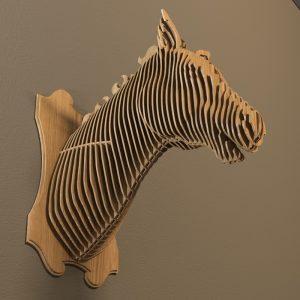 Horsehead DXF file for CNC laser cutting 2 Horsehead DXF file for CNC laser cutting