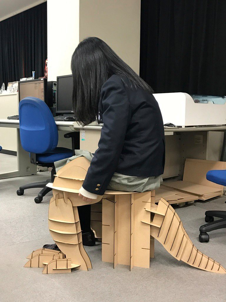 Free Plywood stool Woodworking Projects for cnc router 6 laser cut