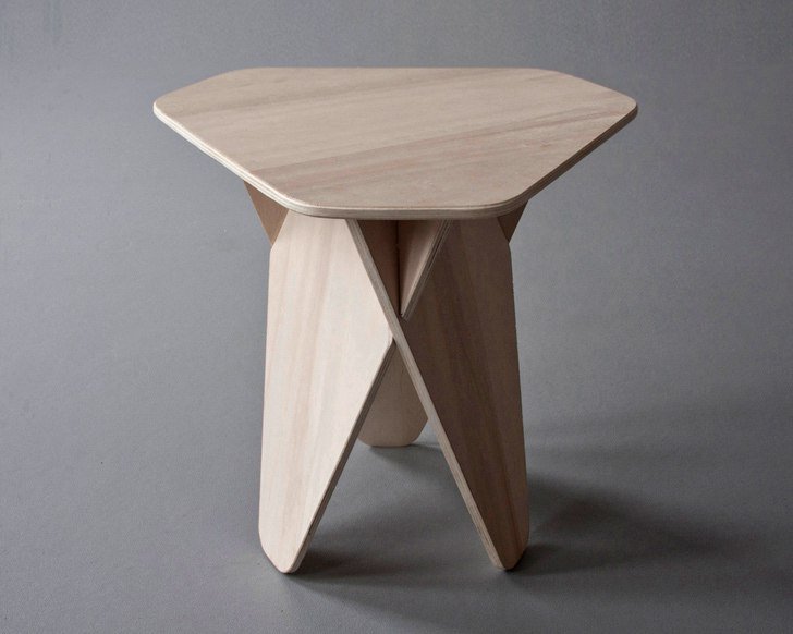 Free Plywood stool Woodworking Projects for cnc router 7 plywood table plans