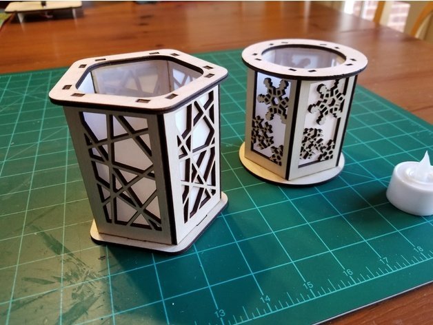 Laser Cut Candle Holder Lantern laser cut ideas download