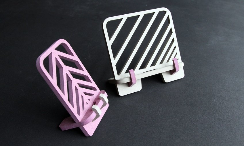 Simple Stand laser cut wood free download DXF file 3 Simple Stand laser cut wood free download DXF file