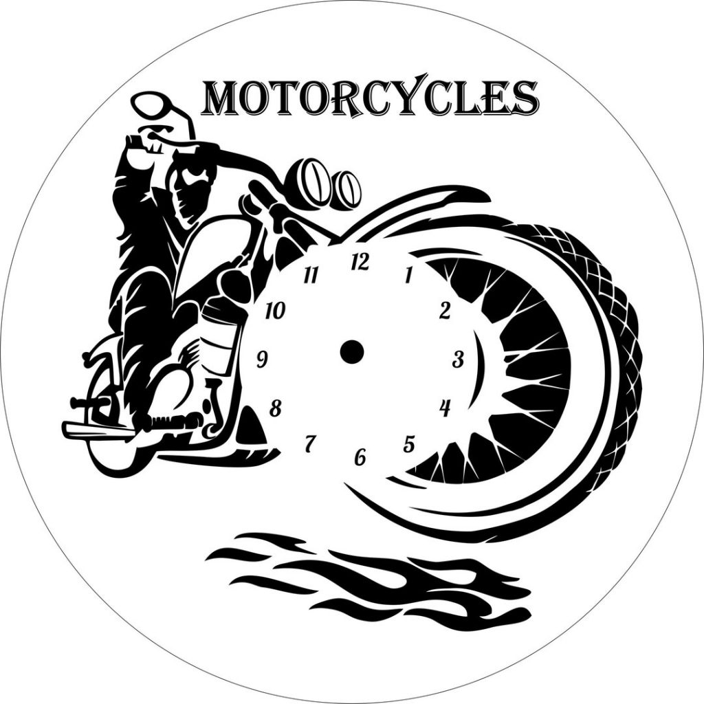 DXF file motorcycles vector free download 2 motorcycles vector