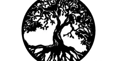 Beautiful tree of life vector dxf files download