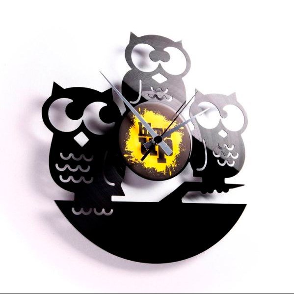 Files for laser cutting clock vector