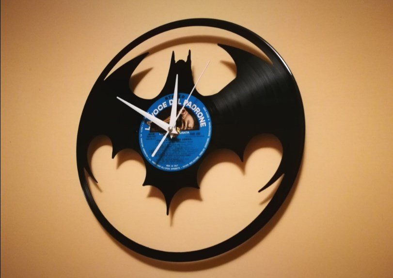 Free DXF Laser Cut Clocks Template for CNC & Laser Cutting 6 batman clock