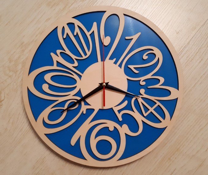 Free DXF Laser Cut Clocks Template for CNC & Laser Cutting 7 Laser Cut Clocks Template