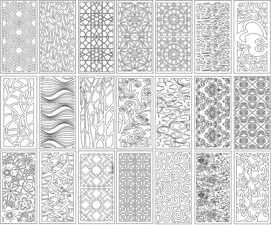 Decorative Screens Panels Free Laser Cut Designs 2 Decorative Screens Panels Laser Cut Designs Free Laser Cut Designs