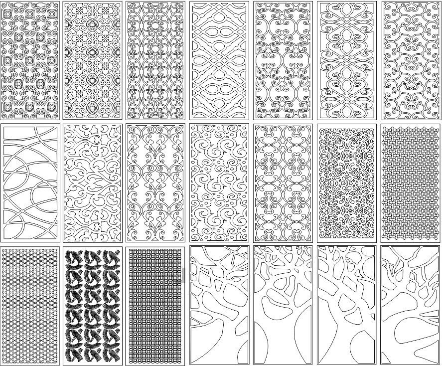 Decorative Screens Panels Free Laser Cut Designs 2 Laser Cut Screens