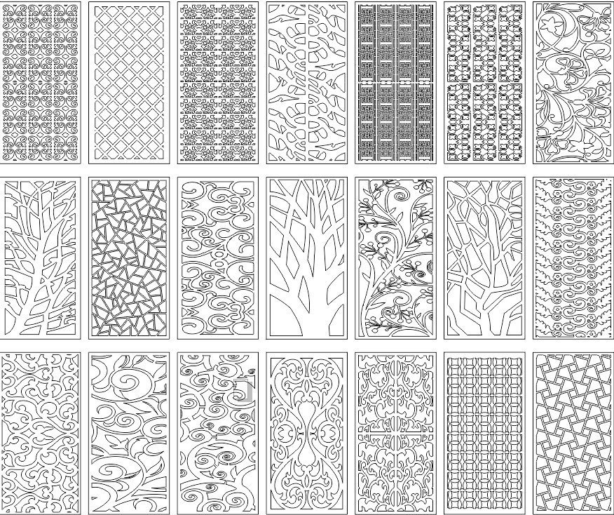 Decorative Screens Panels Free Laser Cut Designs 3 laser cutting design images