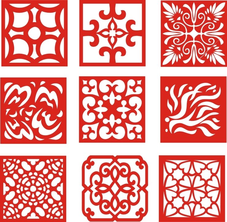 cnc patterns dxf