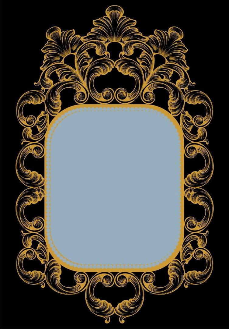 Free CNC Files Modern CNC Vector Free Download 8 gold frame vector
