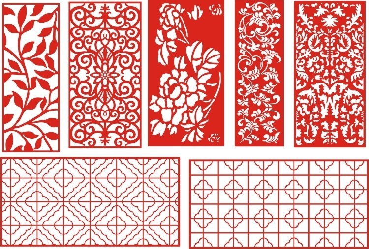 Cnc Cutting Designs Patterns Free Cnc Files Download 13 laser cut gate panels