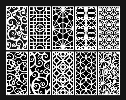 laser Cutting Designs DXF Files