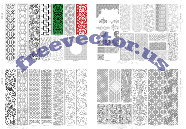 CNC Vector Free DXF Downloads CNC Patterns 8 CNC Patterns Free