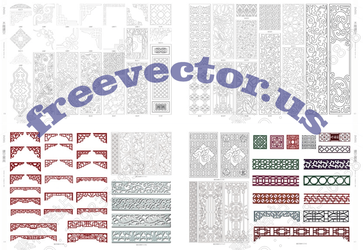 CNC Vector Free DXF Downloads CNC Patterns 9 CNC Patterns