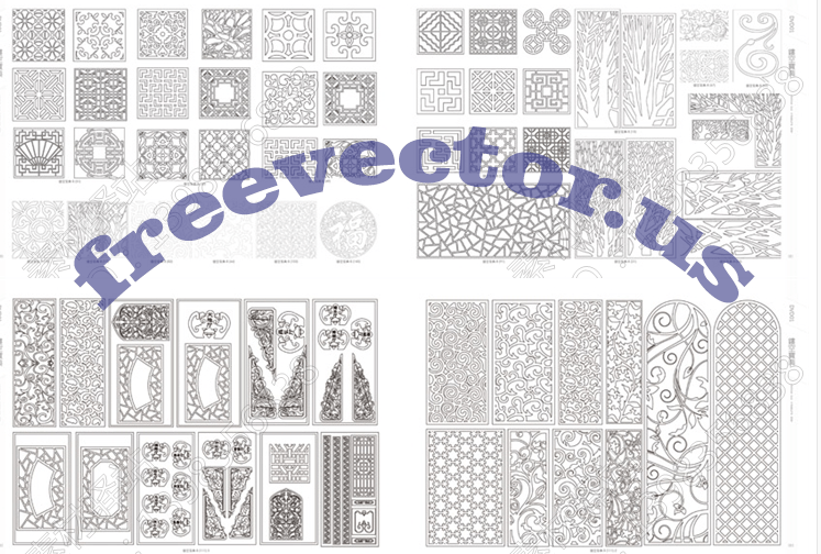 CNC Vector Free DXF Downloads CNC Patterns 12 cnc vector art