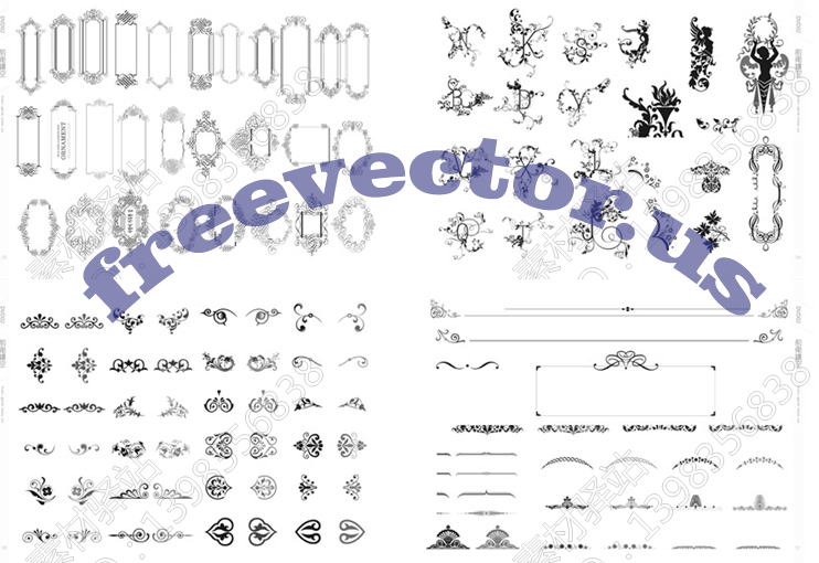 CNC Vector Free DXF Downloads CNC Patterns 3 dxf file extension