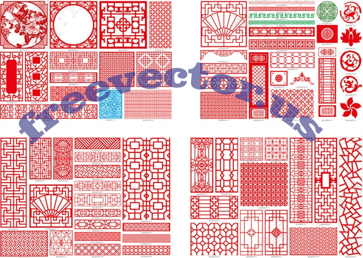 CNC Vector Free DXF Downloads CNC Patterns 5 dxf file