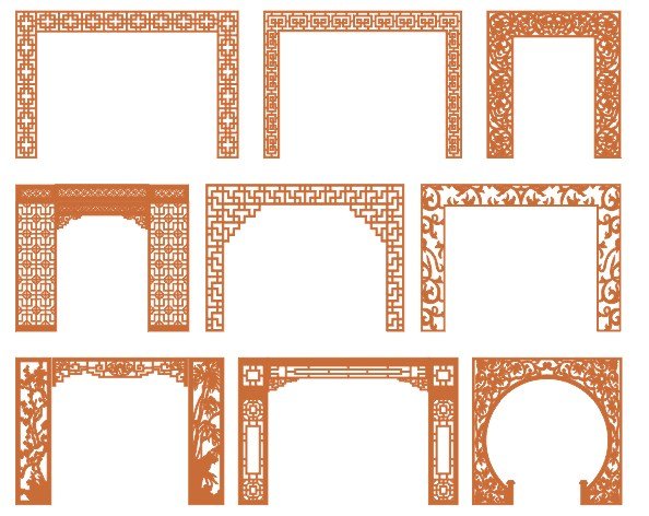 free cnc patterns dxf