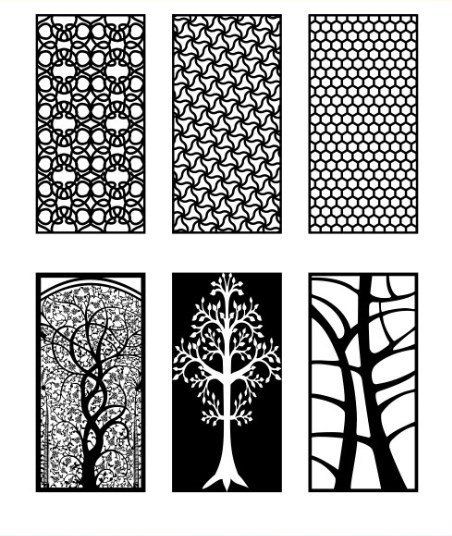 cnc patterns dxf