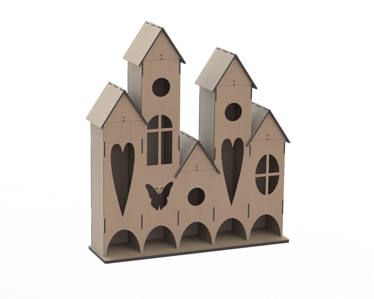 laser cut vector model