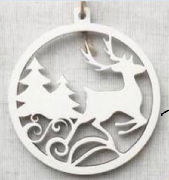 Free Laser cut wood designs Christmas Eve Box 10 Christmas Tree Fragrance Locket Santa Gift