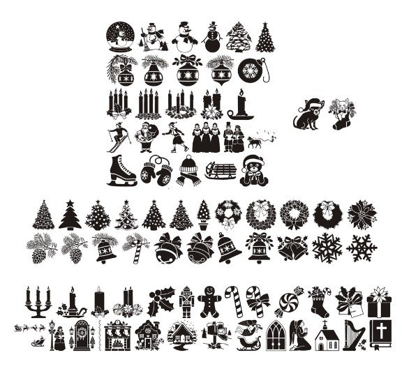 Free Laser cut wood designs Christmas Eve Box 7 christmas tree vector