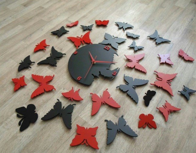 laser cut clock