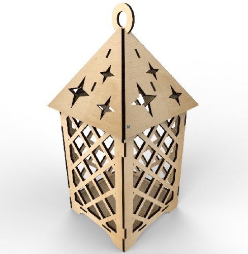 laser cut lamp