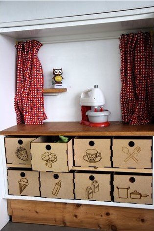 laser cut small wood box