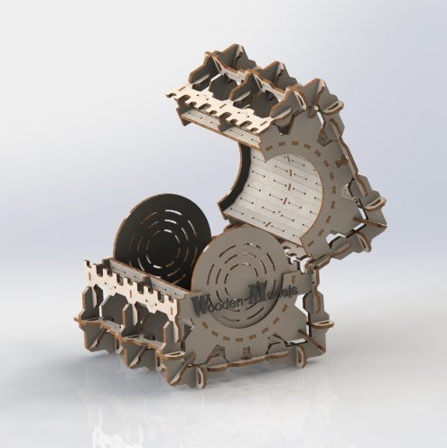 wooden model