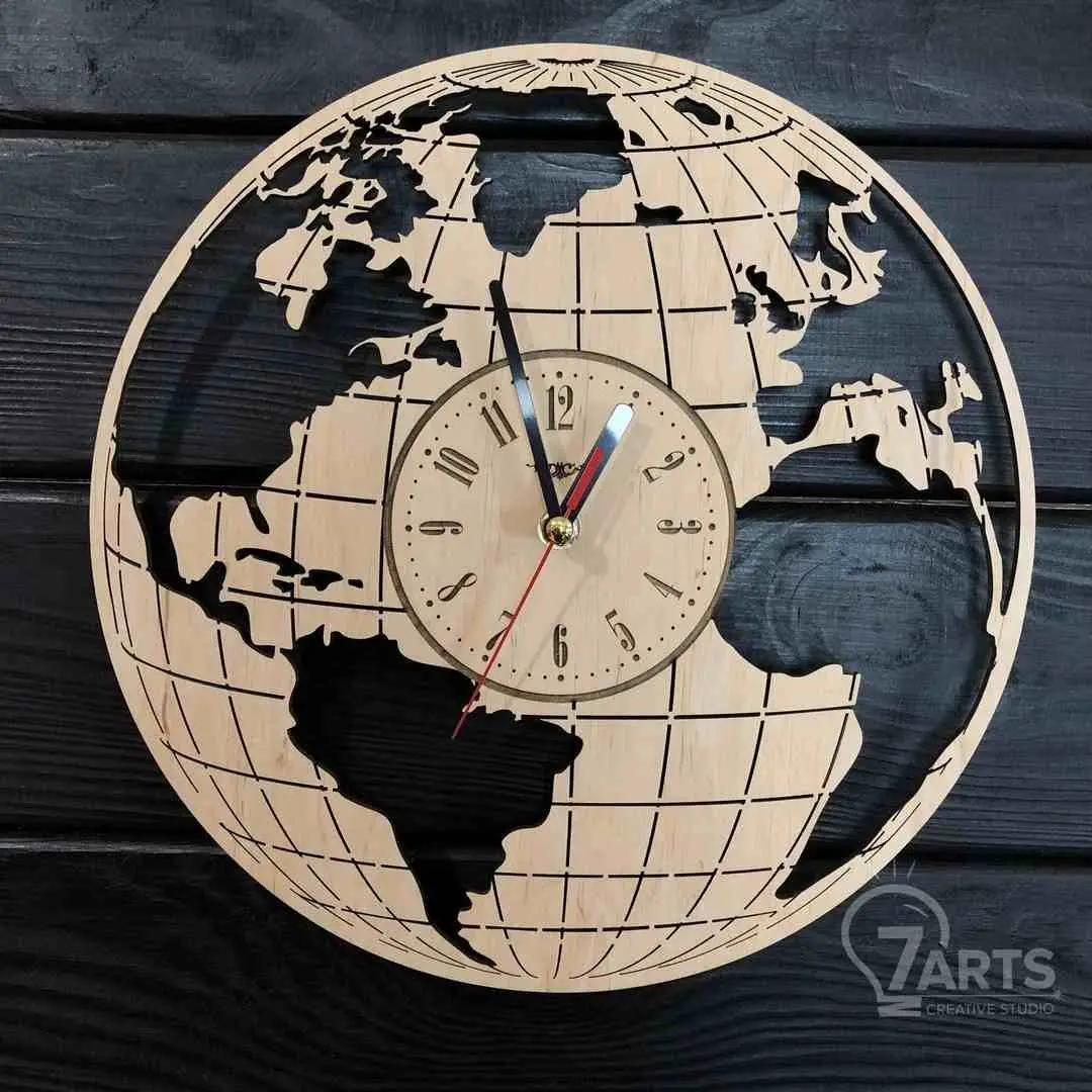 Laser Cut Clock