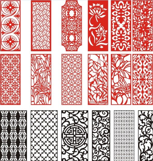 Free Laser Cut Patterns DXF File Download 3 Laser Cut Patterns