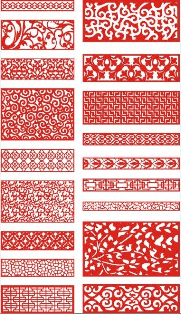 Free Laser Cut Patterns DXF File Download 8 Laser Cut Patterns