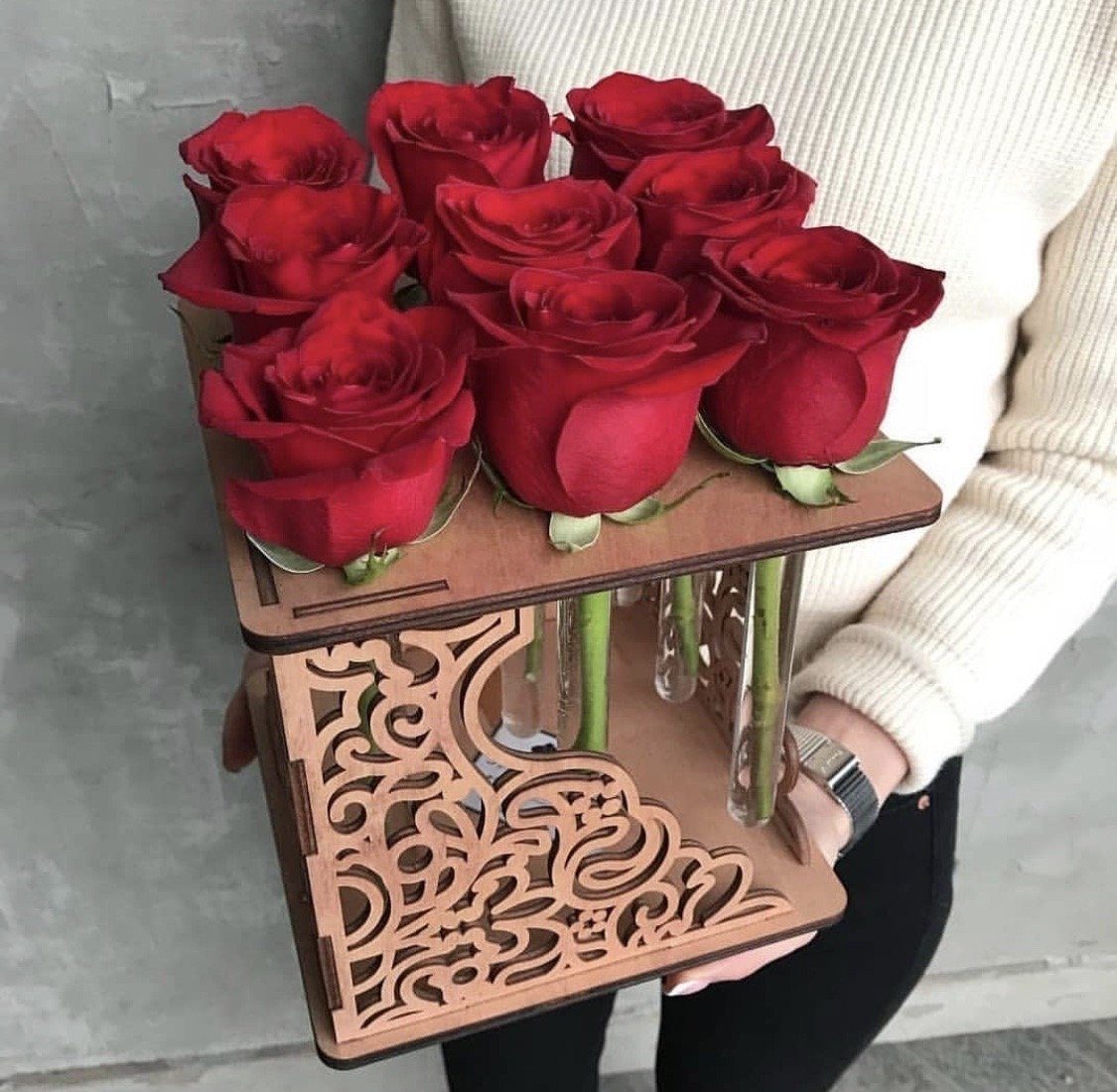 Laser Cut Rose vector free CDR File