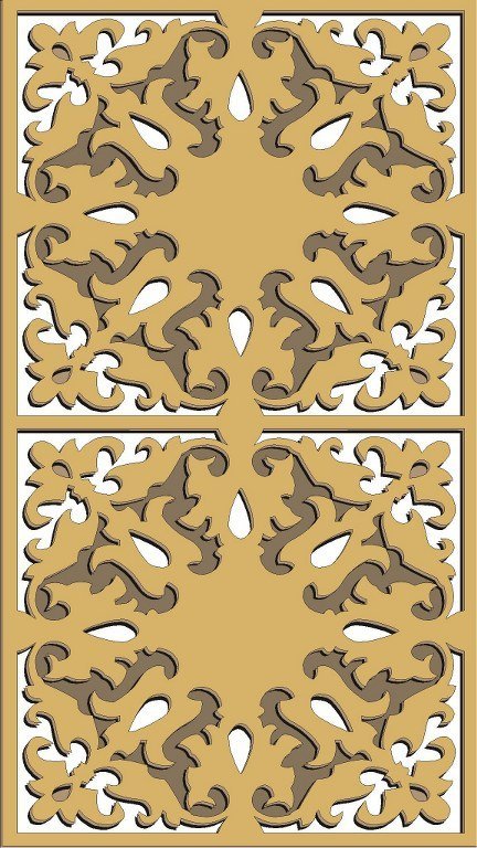 Pattern Vector Window Grill Patterns For Laser Cutting 10 jali vector