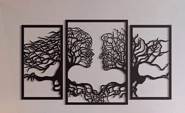 laser cut wall art