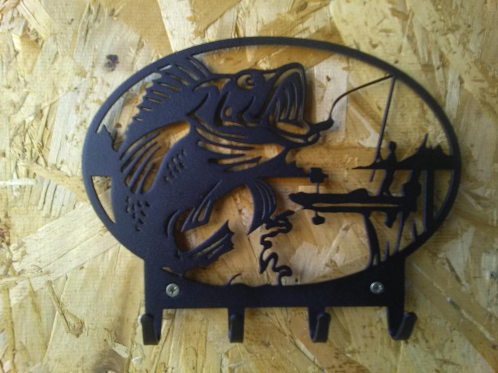 Fishing Key Holder Key Hook Hanger DXF File