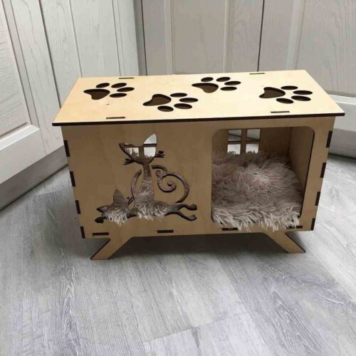 Laser Cut House Template