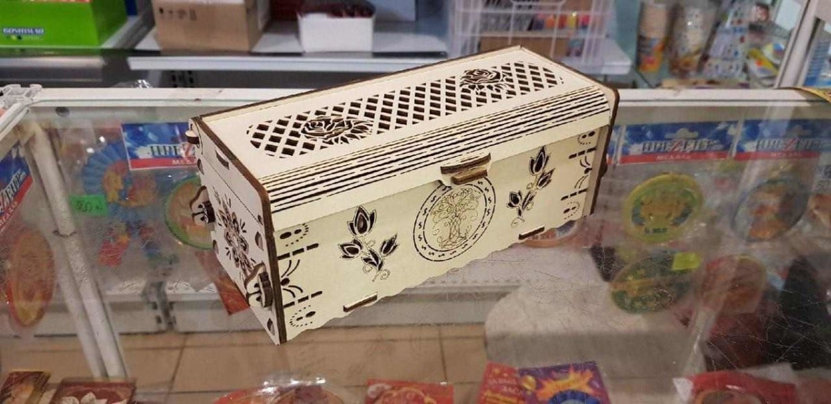 Free laser cut wood box vector file download 3 laser cut wood box