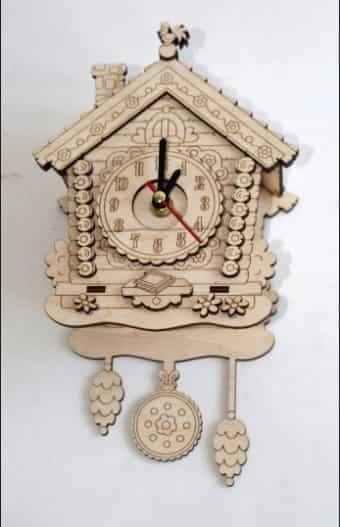 Clock laser cutting files