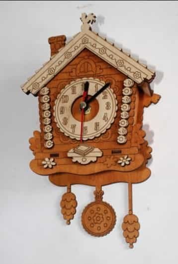 Laser cut wall clock Free templates download 2 Laser cut wall clock