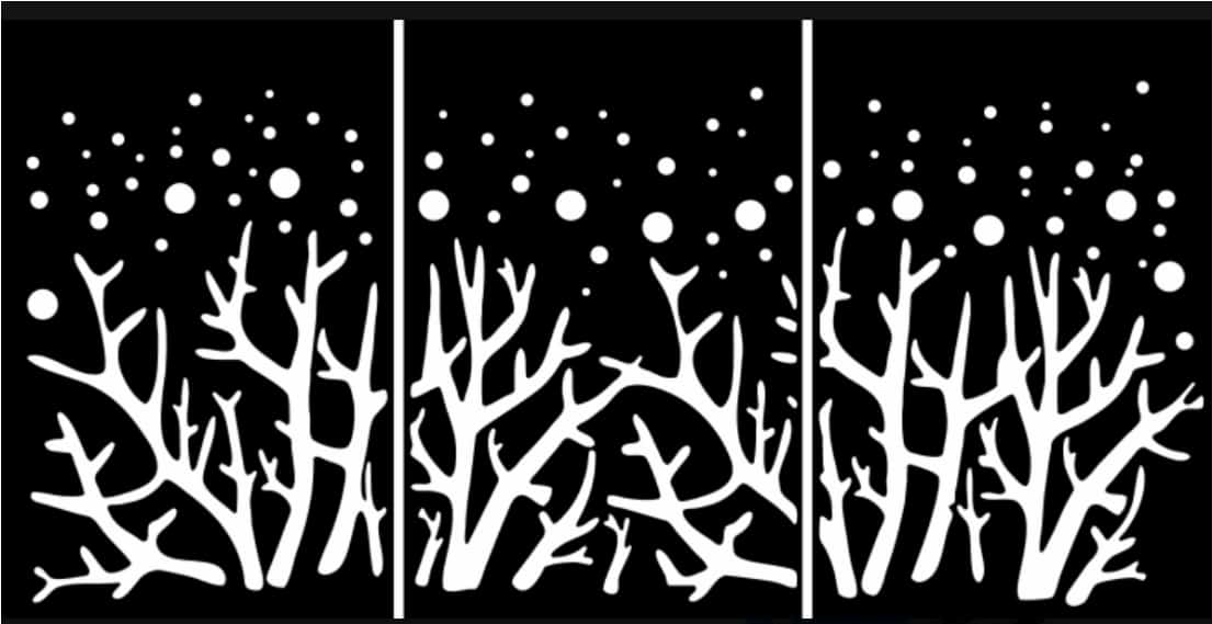 Free decorative laser cut wood panels DXF download 2 laser cut wood panels